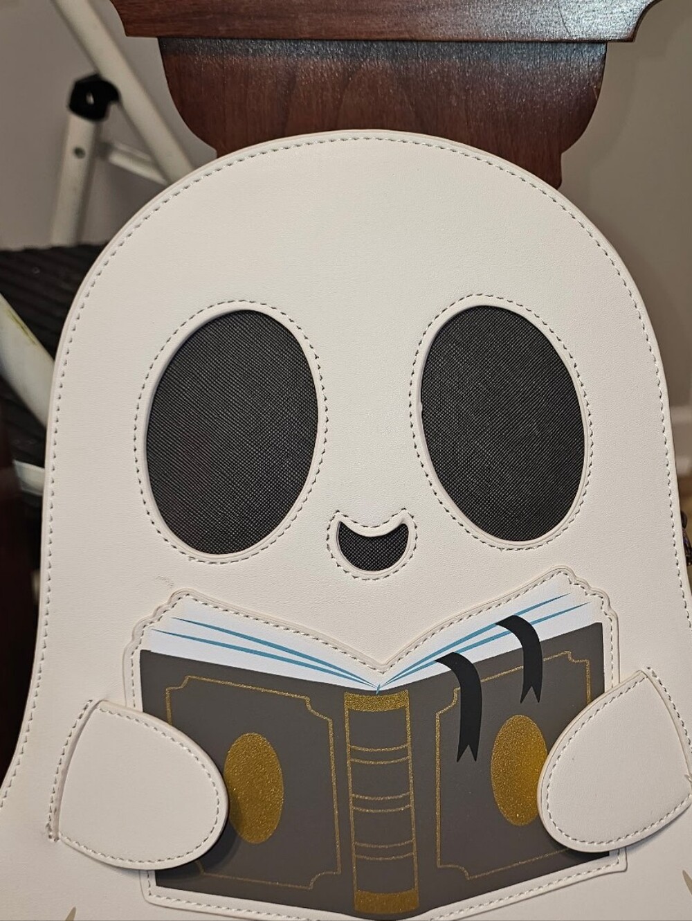 BAM Exclusive Ghost Convertible Backpack with Book Detail Lounfefly